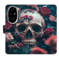 iSaprio Flip pouzdro Skull in Roses 02 pro Honor 200 Pro