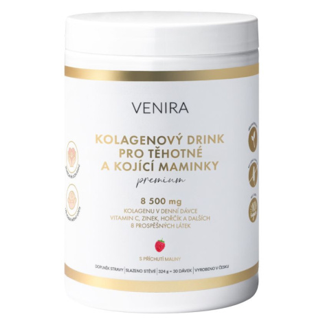 Venira Premium kolagenový drink pro těhotné a kojící maminky malina 324 g
