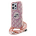 Kryt Karl Lagerfeld KLHMP15XHCKCKLCP iPhone 15 Pro Max 6.7" pink hardcase IML Crossbody Monogram