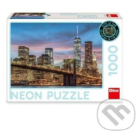 Puzzle 1000 New York neon - puzzle z kategorie Svítící