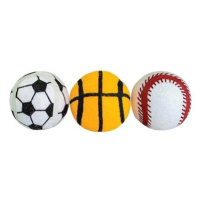 Trixie Hiphop Dog Sportovní míček pískací 6,5cm 3ks