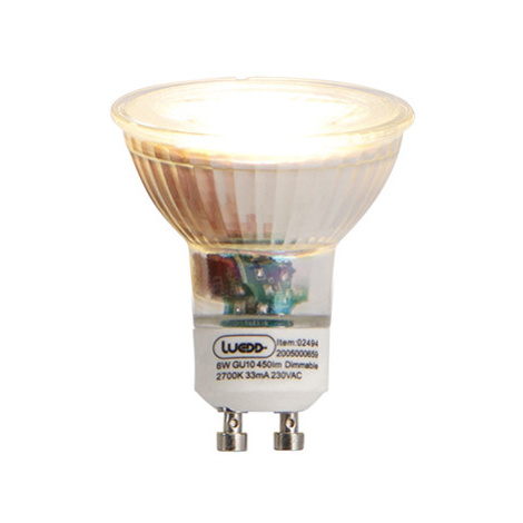 GU10 stmívatelná LED lampa 6W 450 lm 2700K LUEDD