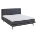 Beldomo - Sleep POSTEL BOXSPRING cm, textil, antracitová, šedá