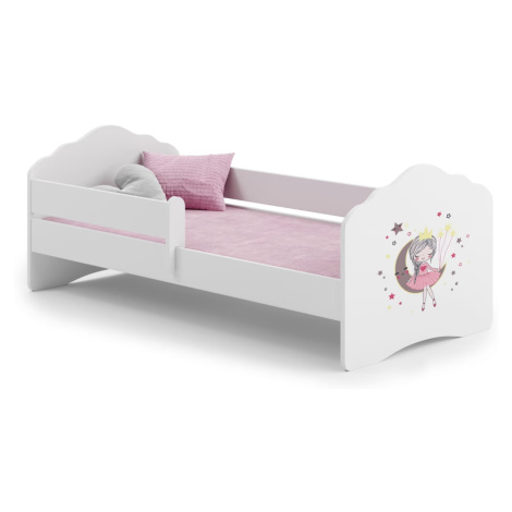 ArtAdrk Dětská postel CASIMO | se zábranou Provedení: Spící princezna