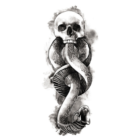 Umělecký tisk Death Eater Symbol, (26.7 x 40 cm)