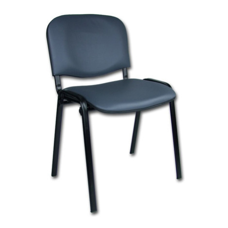Konferenční židle ISO eko-kůže Tmavě šedá D23 EKO Mazur
