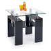 Halmar Halmar Konferenční stolek Diana H, čtvercový, sklo/černý