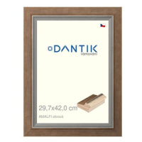 DANTIK rámeček 29,7 × 42, AMALFI okrový plexi čiré