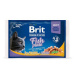 Brit Premium by Nature Cat Pouch Fish Plate 400 g (4 × 100 g)