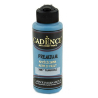 Akrylová barva Cadence Premium 120 ml - turquoise tyrkysová Aladine