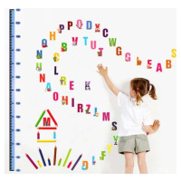 Dětská samolepka – metr na dveře nebo zeď 70x50 cm Alphabet – Ambiance