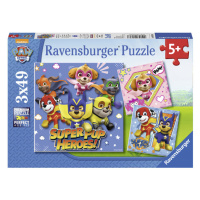 Ravensburger 093694 Tlapková Patrola Chlupatí hrdinové 3 x 49 dielov