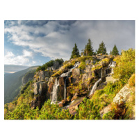 Fotografie Pancava waterfall in Karkonosze national park, alex_ugalek, 40 × 30 cm