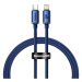 Baseus Crystal kabel USB-C na Lightning, 20W, 1,2 m (modrý)
