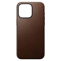 Kožený kryt Nomad na MagSafe pro iPhone 15 Pro Max case kryt