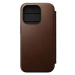 Pouzdro Nomad Modern Leather Folio, brown - iPhone 15 Pro (NM01628385)