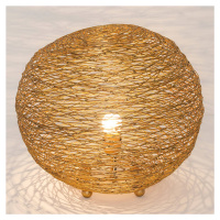 Holländer Stolní lampa Campano zlatá, 40 cm průměr