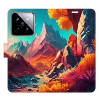 iSaprio flip pouzdro Colorful Mountains pro Xiaomi 14