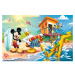 Trefl Puzzle Mickey Mouse na pláži, 60 dílků