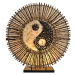 Woru Stolní lampa Ying Yang Batur kulatá 40 cm hnědá