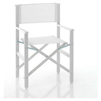 Bílá kovová zahradní židle Milos – Tomasucci