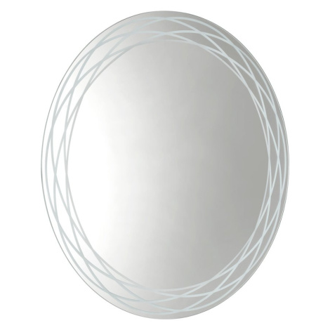 RINGO LED podsvícené zrcadlo se vzorem, ø 80cm, fólie anti-fog, 2700°K RI080