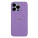 Guess PU Saffiano MagSafe kryt iPhone 15 Pro fialový