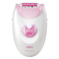 BRAUN Silk·épil 3, Epilátor 3-031, Růžový