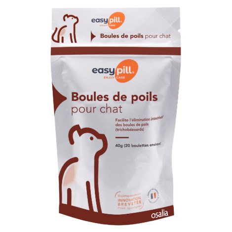 Easypill Boules de poils (chlupové koule) pro kočky - 2 x 20 ks (40 x 2 g)