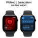 Apple Watch Series 10 Cellular 42mm Břidlicově šedý titan s černým sportovním řemínkem M/L