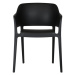 Plastová jídelní židle Limas černá