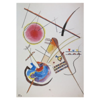 Umělecký tisk Akvarel, Kandinsky, (60 x 90 cm)