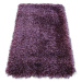 Dywany Lusczow Kusový koberec LOVE SHAGGY fialový
