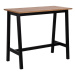 Barový stolek Bubo 120x60 cm (dub, černá)