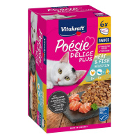 Vitakraft Poésie Délice Plus kuřecí + losos 6x85 g