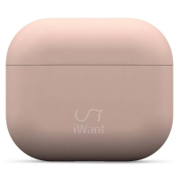 iWant AirPods 3. generace ultra-tenké pouzdro světle růžové