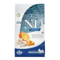 N&D OCEAN DOG LG Adult Mini Codfish & Orange 800g sleva