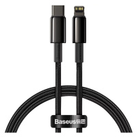 Kabel Baseus Tungsten Gold Cable Type-C to iP PD 20W 1m (black)