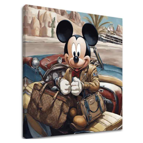 Obraz na plátně - Mickey Mouse na dovolené | different dimensions