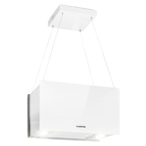 Klarstein Kronleuchter L, digestoř, 60 cm, ostrůvková, 590 m³/h, dotyková, LED, bílá