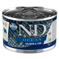 N&D Dog Ocean adult Salmon & Codfish Mini 140 g