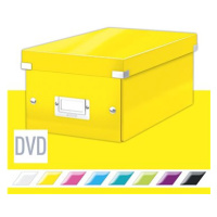 LEITZ WOW Click & Store DVD 20.6 x 14.7 x 35.2 cm, žlutá