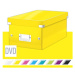 LEITZ WOW Click & Store DVD 20.6 x 14.7 x 35.2 cm, žlutá