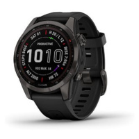 Garmin Fenix 7S Sapphire Solar Carbon Gray DLC Titanium/Black Band