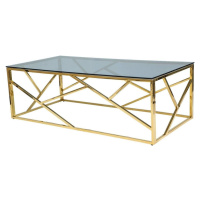Casarredo Konferenční stolek ESCADA A zlatý kov/kouřové