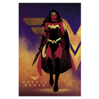 Umělecký tisk Wonder Woman - Amazon warrior, 26.7 × 40 cm