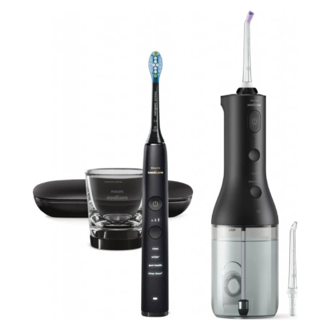 Philips Sonicare DiamondClean + PowerFlosser HX3886/43 sonický zubní kartáček + ústní sprcha 2 k