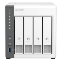 Datové úložiště (NAS) QNAP TS-433-4G / 4 GB / 2 GHz / bílá/šedá Varianta: ivi1