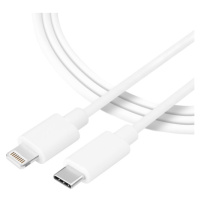 Tactical Smooth Thread Cable USB-C/Lightning 0,3m bílý