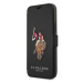 Pouzdro US Polo USFLBKP12LPUGFLBK iPhone 12 Pro Max 6,7" czarny/black book Polo Embroidery Colle